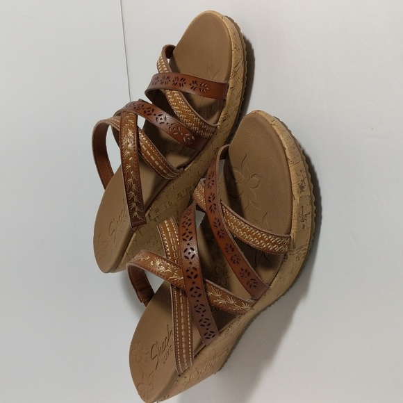 Skechers | beverlee tiger posse slide wedge sandals no size, women's 8.5 - Picture 4 of 15